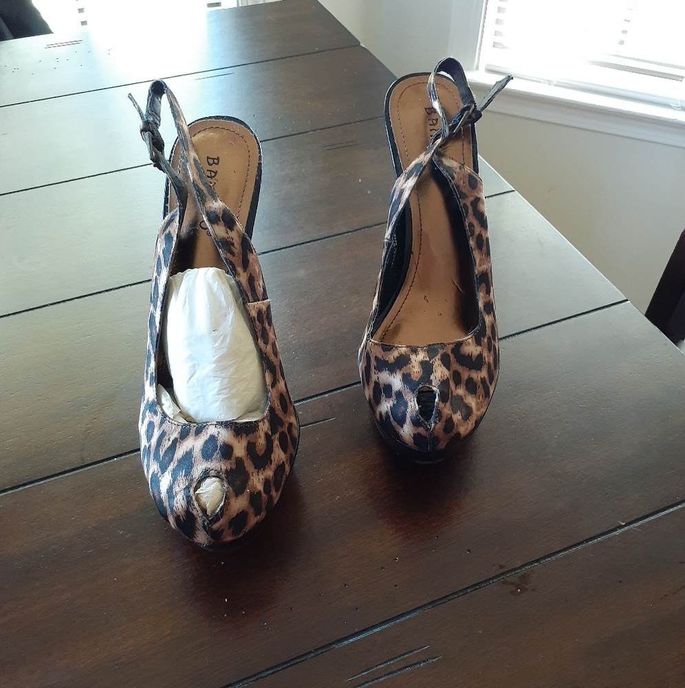 Bamboo high heels